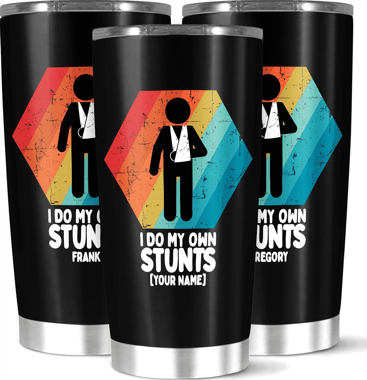 Customized I Do My Own Stuff Quote Tumbler For Men Women Friend,  Personalized Hot Cold Coffee Tea Tumbler With Name, Unique Birthday Gift,  Insulated Tumblers For Home Office Use –